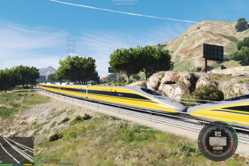 Double-Headed & Downtown Subway China Railways HighSpeedTrain